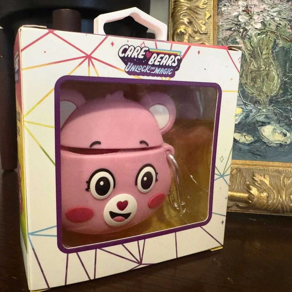 Cheer Bear Airpod Case Care Bears Generation 1 & 2 Unlock The Magic NEW in Box!